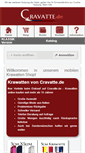Mobile Screenshot of cravatte.de